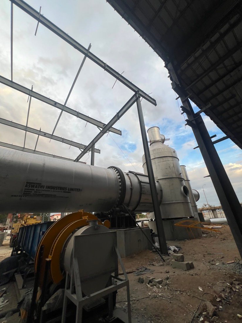 Rotary Drum with Wet Scrubber System &mdash; FTP site work, Erode
